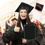 Soportes para certificados negros (100 paquetes), cubiertas de diploma con