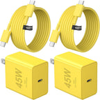 Cargador USB C tipo C cargador de carga rápida 10FT 45W Samsung