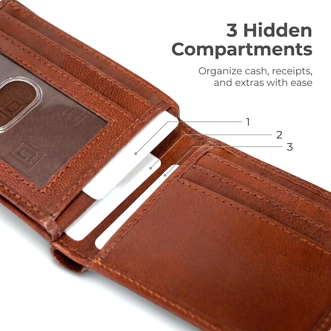 ID Stronghold Cartera plegable de capacidad extra para hombres - Ca...