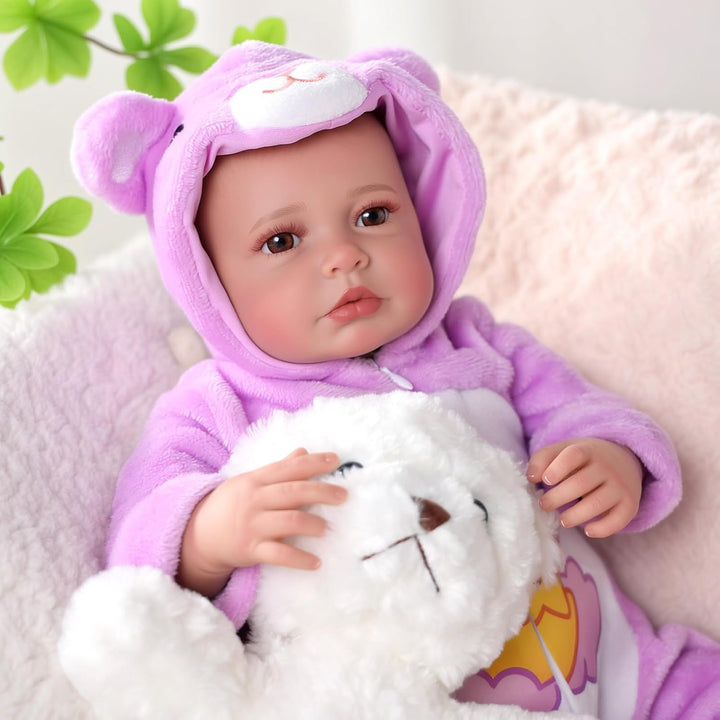 BABESIDE Reborn Baby Dolls - Muñeca realista de vinilo suave de 20...