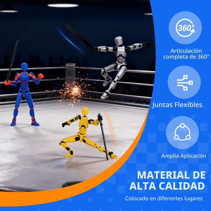Juego de 8 figuras de acción Dummy13 (ensamblaje completado), figur...