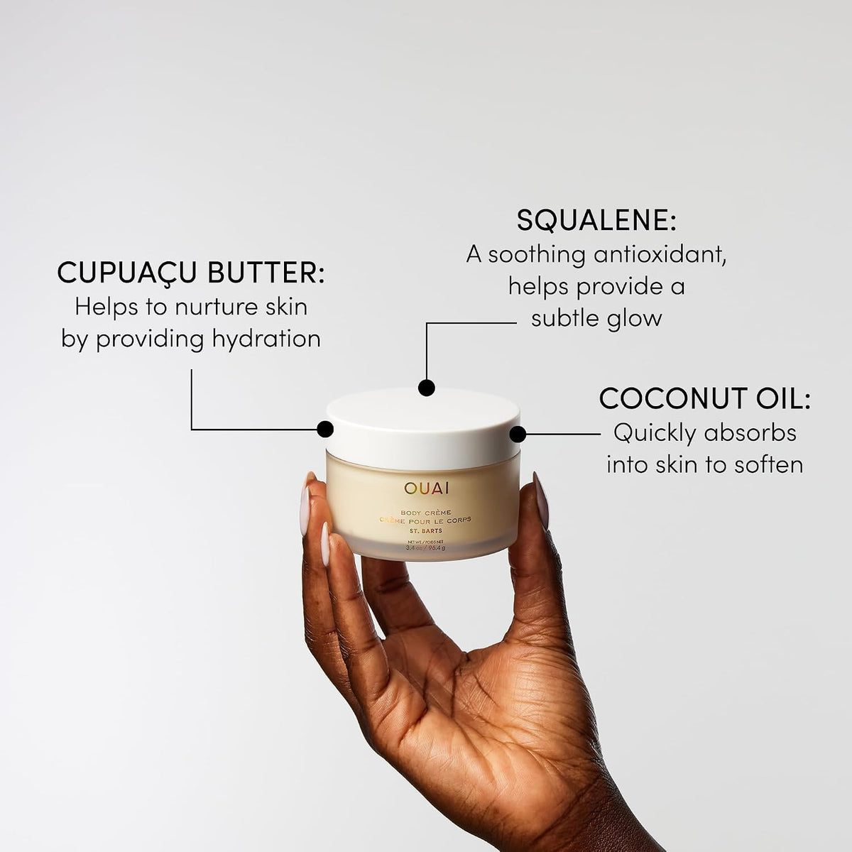 OUAI Paquete de viaje St. Barts \u2013 Incluye exfoliante corporal...