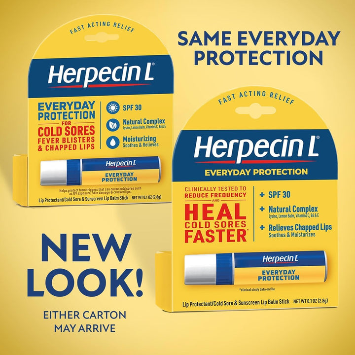 Herpecin L SPF 30 Protector labial 0.1 oz (paquete de 5)