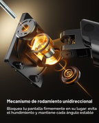 monTEK Brazo Dual Ultrawide para Monitores de 17-57" Pantallas, USB, Negro