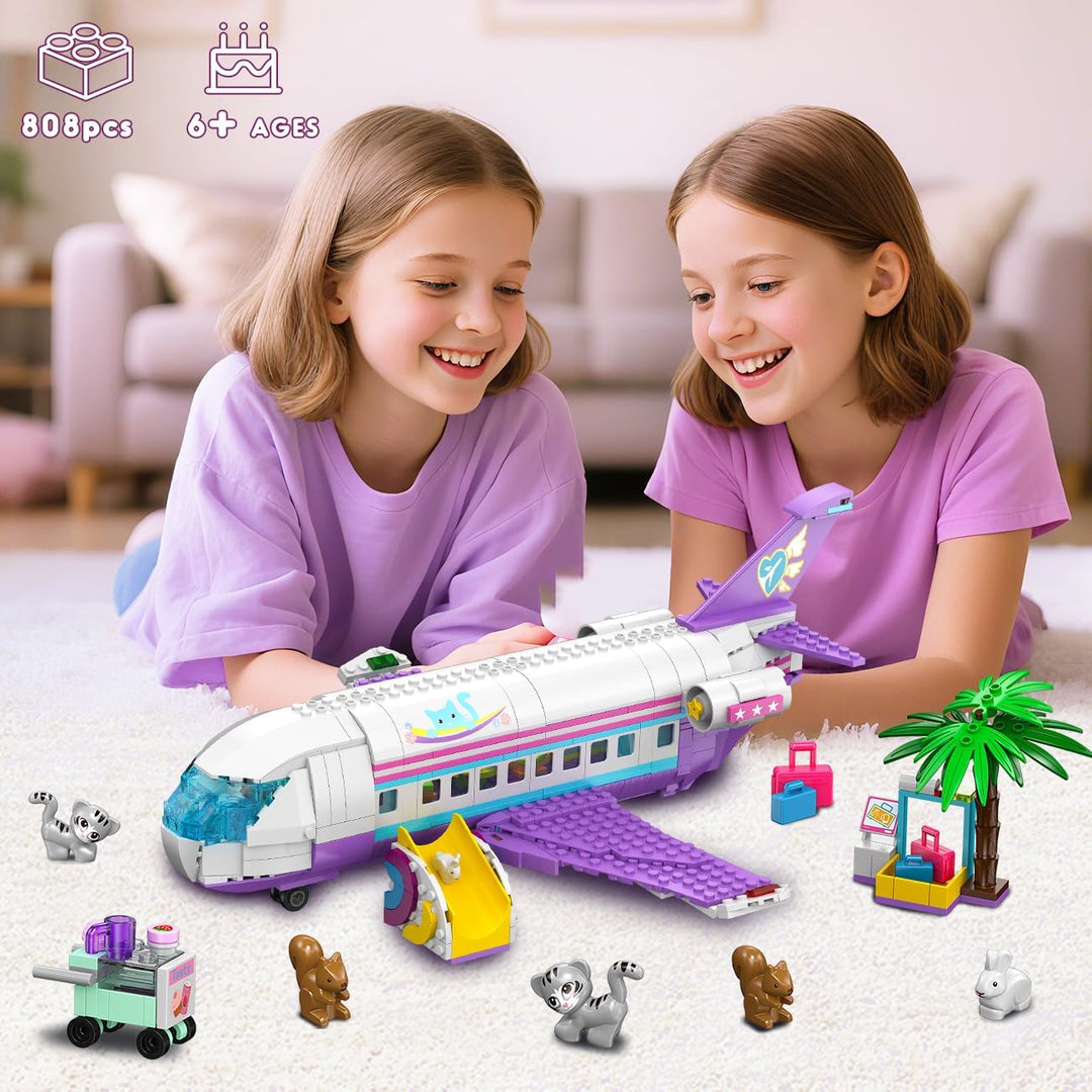 HOGOKIDS Juego de juguetes de construcción de aviones 3 en