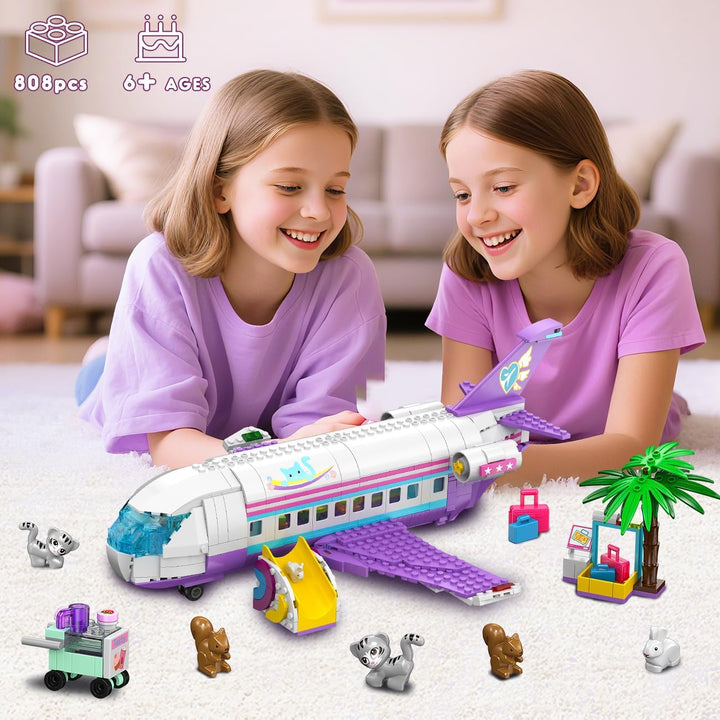 HOGOKIDS Juego de juguetes de construcción de aviones 3 en
