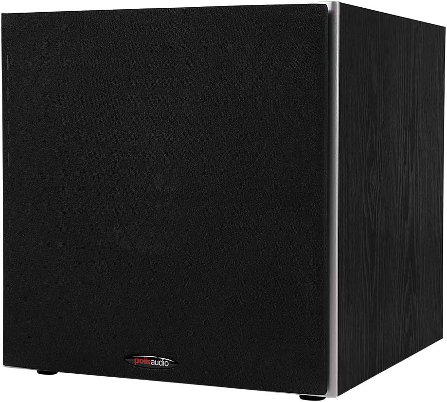 Polk Audio PSW10 - Subwoofer de 10 pulgadas, diseño compacto de graves grandes, hasta 100 vatios