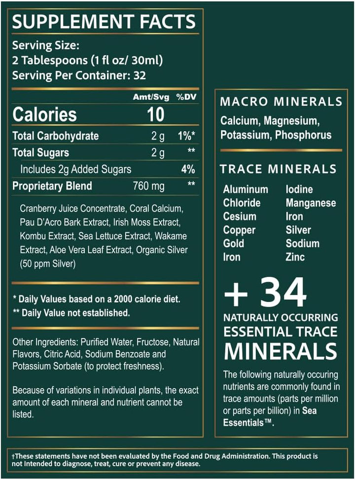 Wellgenix Sea Essentials Vital Nutrients - Multivtamina líquida de...