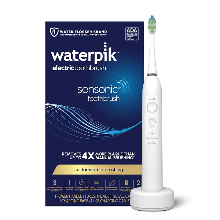 Cepillo de dientes eléctrico sónico recargable Waterpik Sensonic pa...