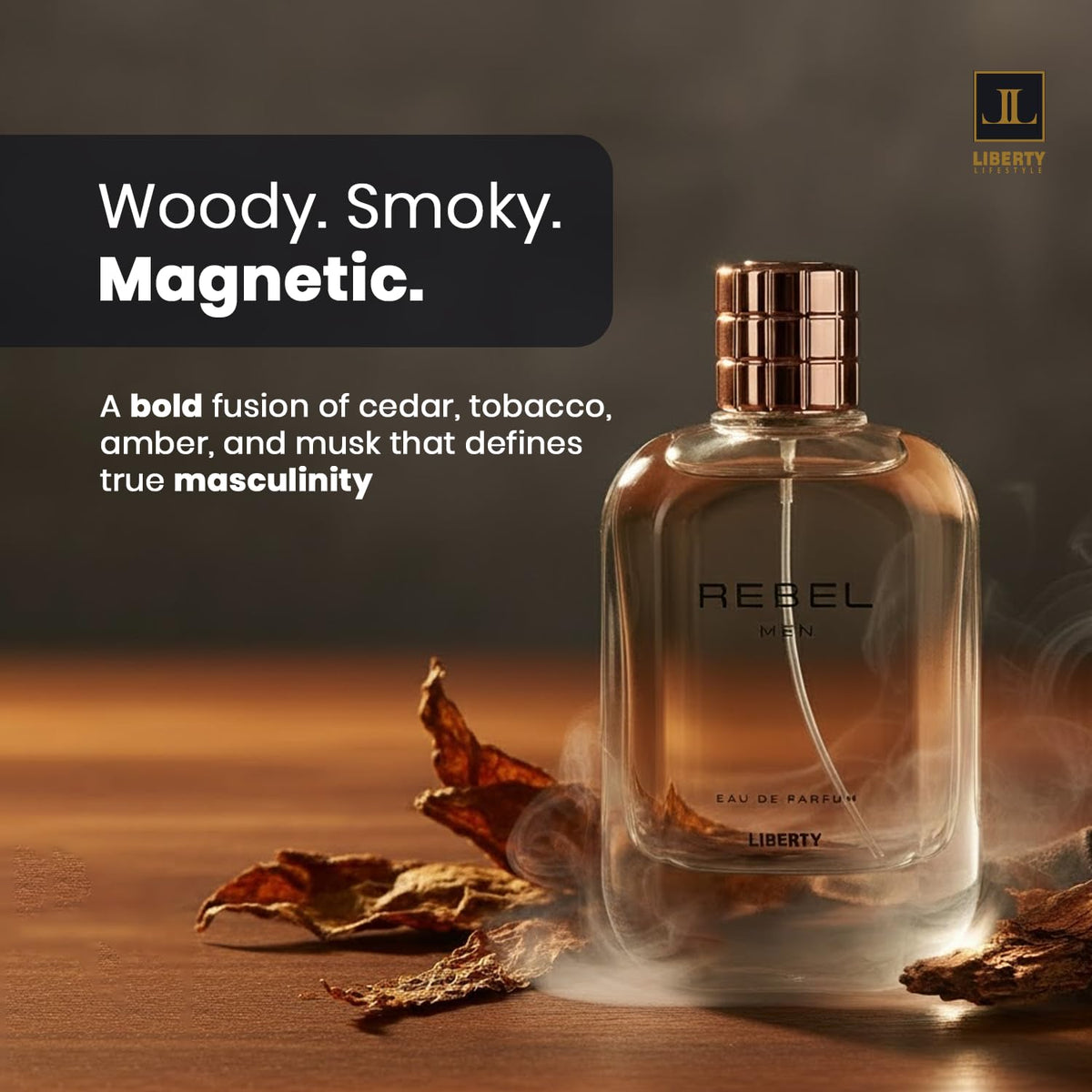 Liberty Luxury Rebel Perfume para Hombre 100ml, Poderoso Perfume de...