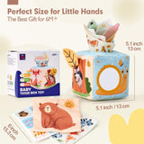 hahaland Caja de pañuelos para bebé juguetes para bebés de