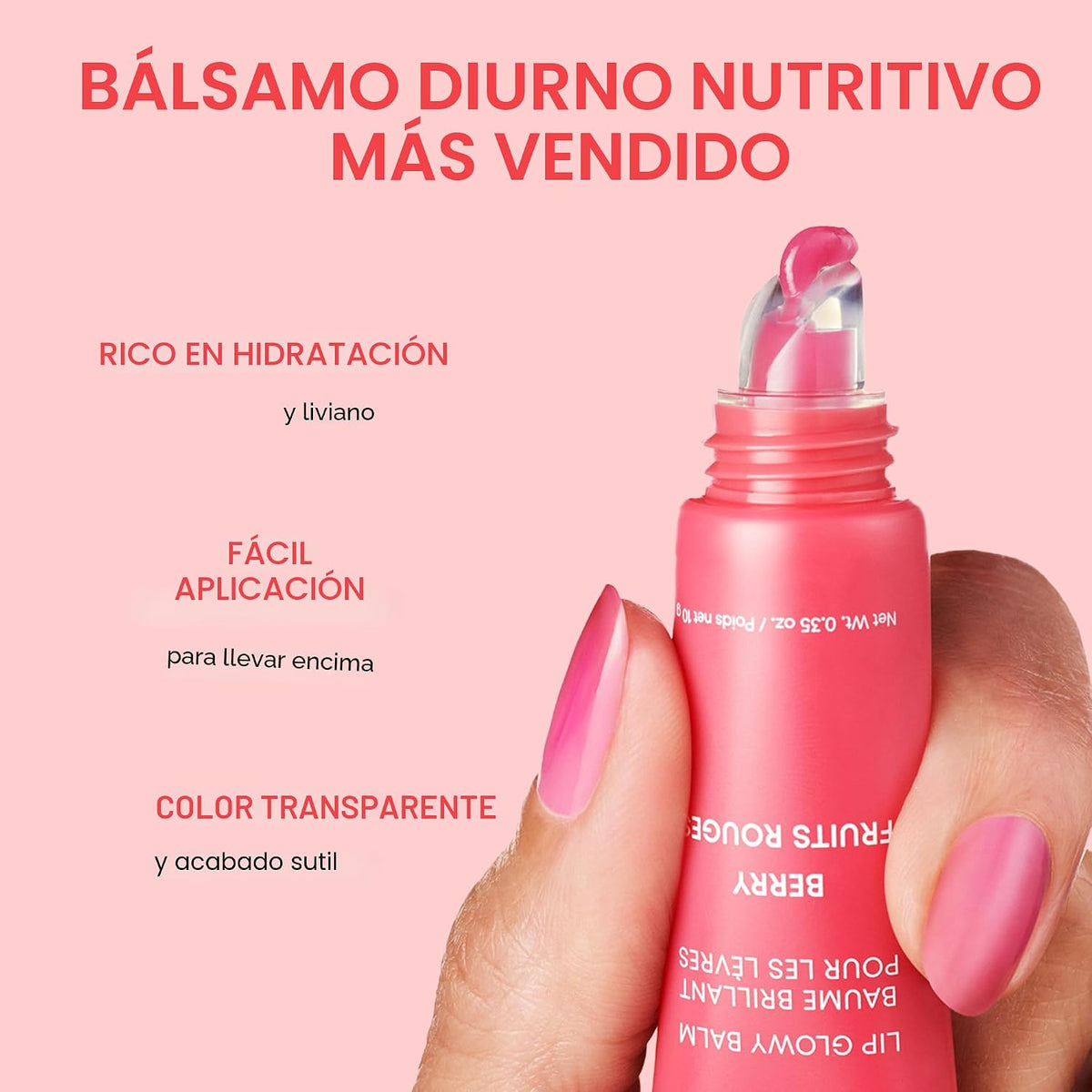 LANEIGE Bálsamo Labial Brillante: Hidratante Labial con Tono Sutil...