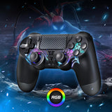 mone Wireless Controller for PS4\/PC, White Spider Design, Hall Eff...