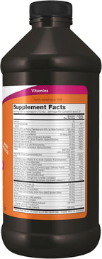 NOW Foods Suplementos, Líquido Multi, Absorción Rápida, Vitamina y Mineral Líquidos, Baya silvestr