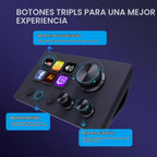 Stream Controller Deck with12 Customizable Macro Keypad a Trigger Actions en OBS Twitch YouTube para Content Creators Stream Dock compatible con PC & Mac N3 negro Macro Keypad