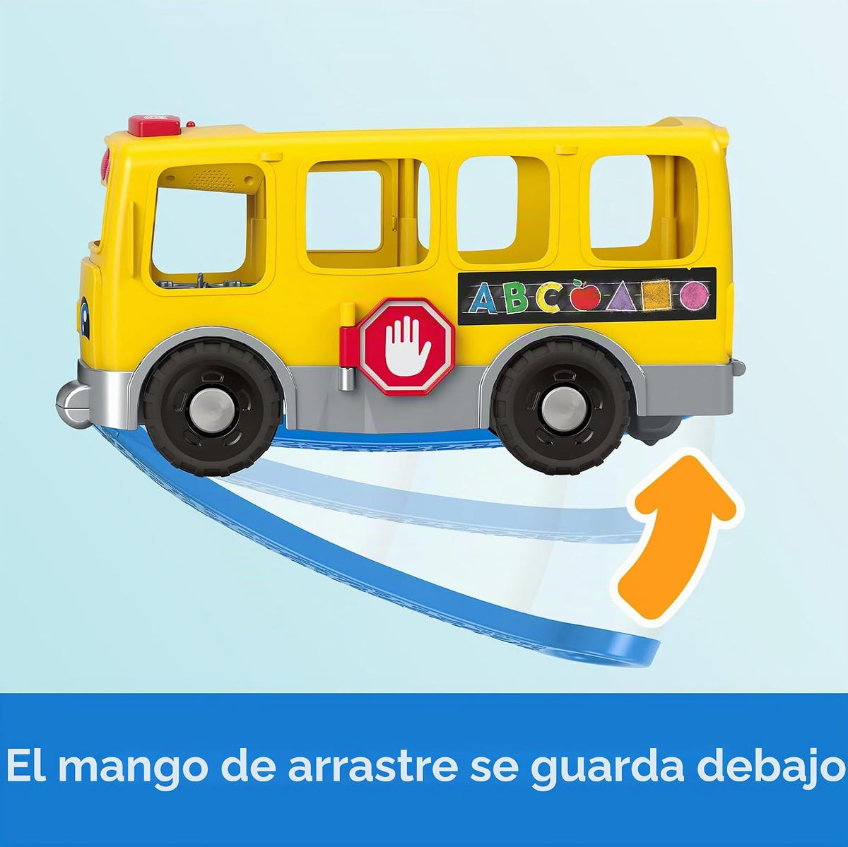 Fisher-Price Little People Autobús Escolar Grande Amarillo, Multilenguaje