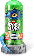Robo Alive ADN Dino (Velocisaurus) de ZURU, juguete de dinosaurio que se ilumina, sorpresa al desempaquetar
