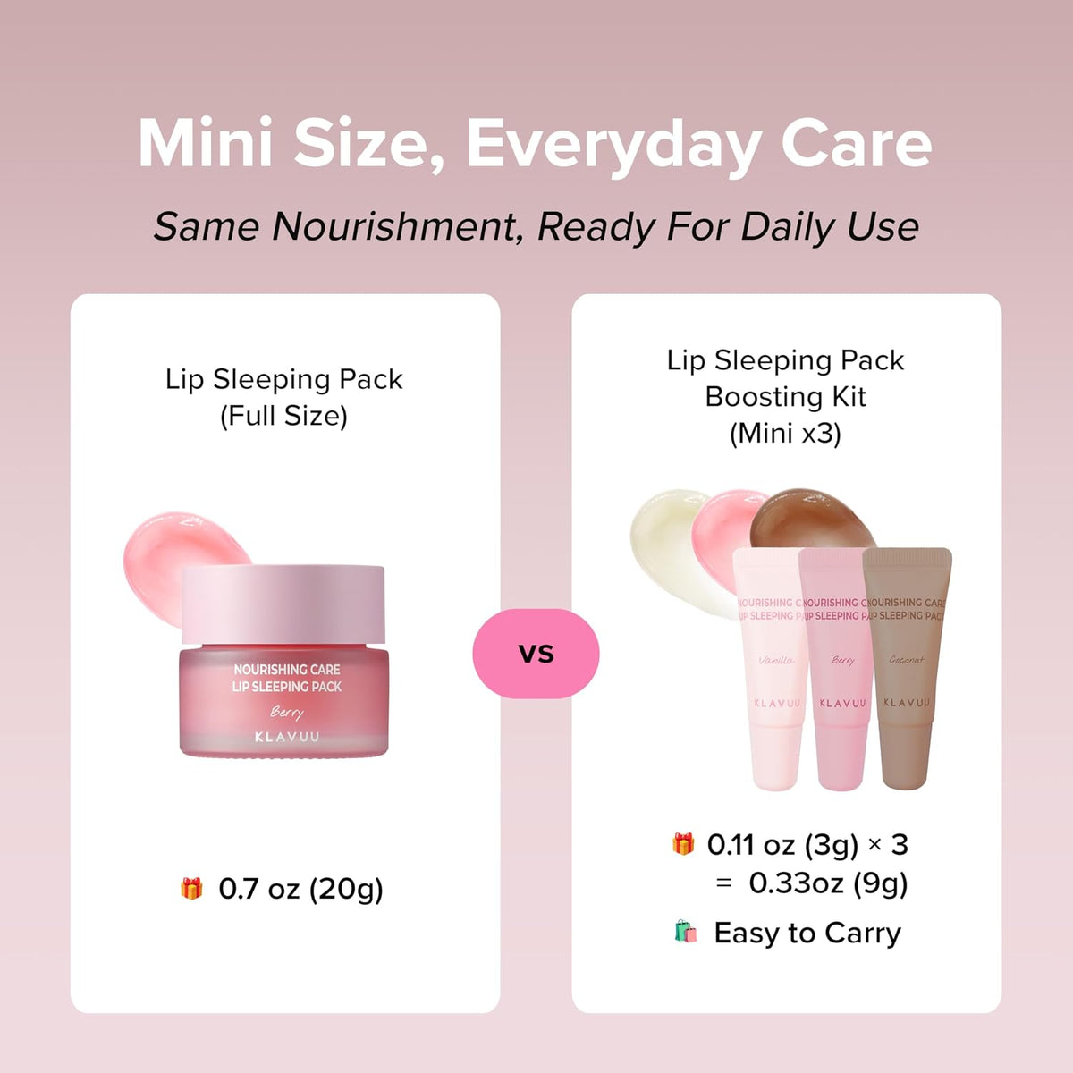Klavuu Kit de Máscara Labial Sleeping Pack Boostking \u2013 Tratami...