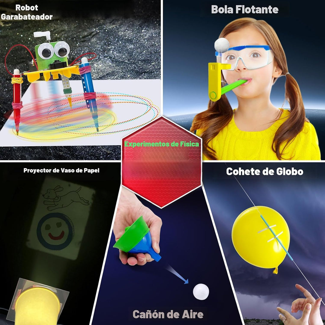 UNGLINGA 150 Kits de Experimentos Científicos para Niños, Juguetes...