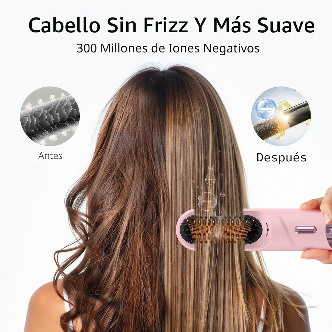 Go Brush Pro 2026 - Cepillo alisador de cabello 300 millones de ion...