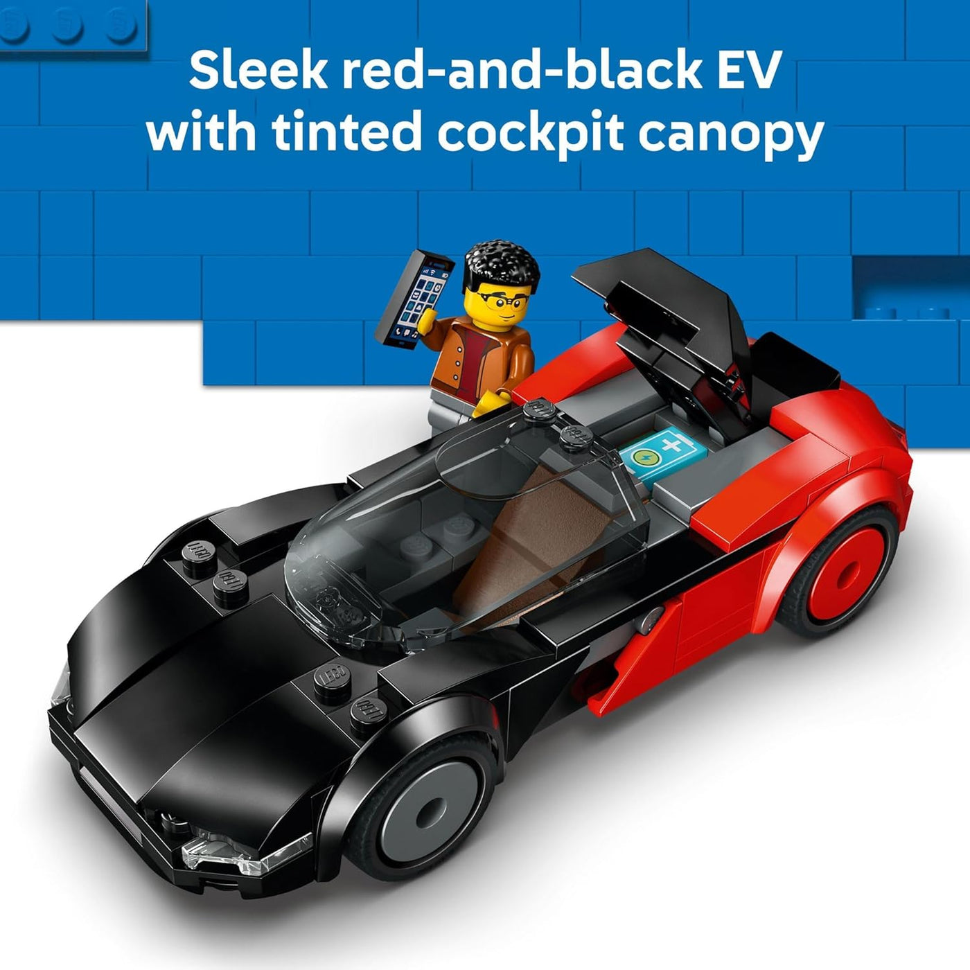 LEGO City EV Supercar - Juguete de construcción para niños