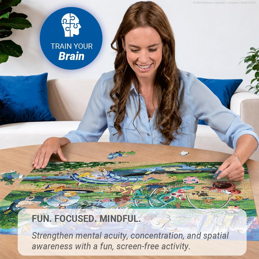 Ravensburger Pokémon Breakout 1 - Rompecabezas de 1000 piezas para adultos