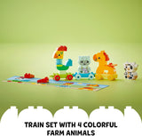 LEGO DUPLO My First Animal Train Building Set and Horse