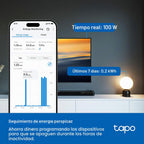 Tapo Regleta de Alimentación Inteligente Wi-Fi - 6 Tomas Inteligentes Controladas Individualmente y 3 Puertos USB con Protección contra Sobretensiones, Matter, Funciona con Alexa, Google Home, Siri y