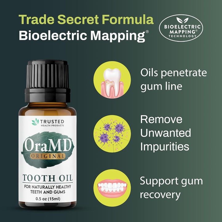 OraMD Aceite para Dientes 4 en 1 de Fuerza Original - Tratamiento d...
