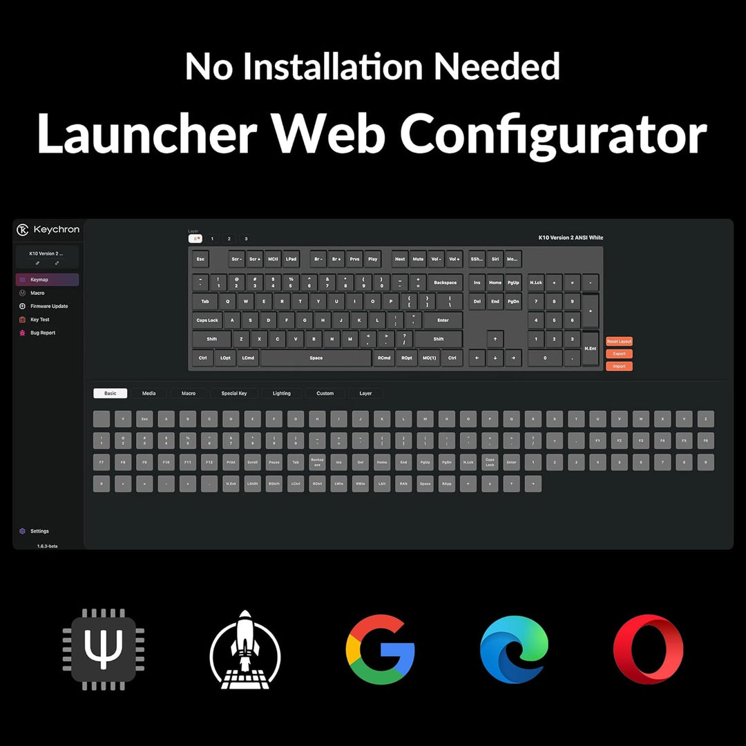 Keychron K10 versión 2 tamaño completo 104 teclas Bluetooth teclado...
