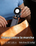 Taiofan Ventilador de mano portátil con refrigeración semiconductor...