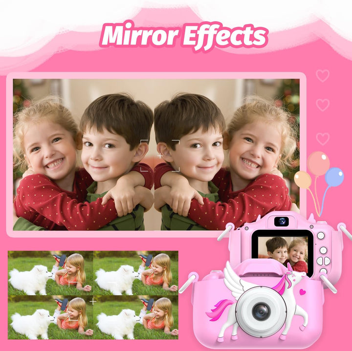 Goopow - Juguetes de cámara selfie para niños y niñas de 3 a 9 años...