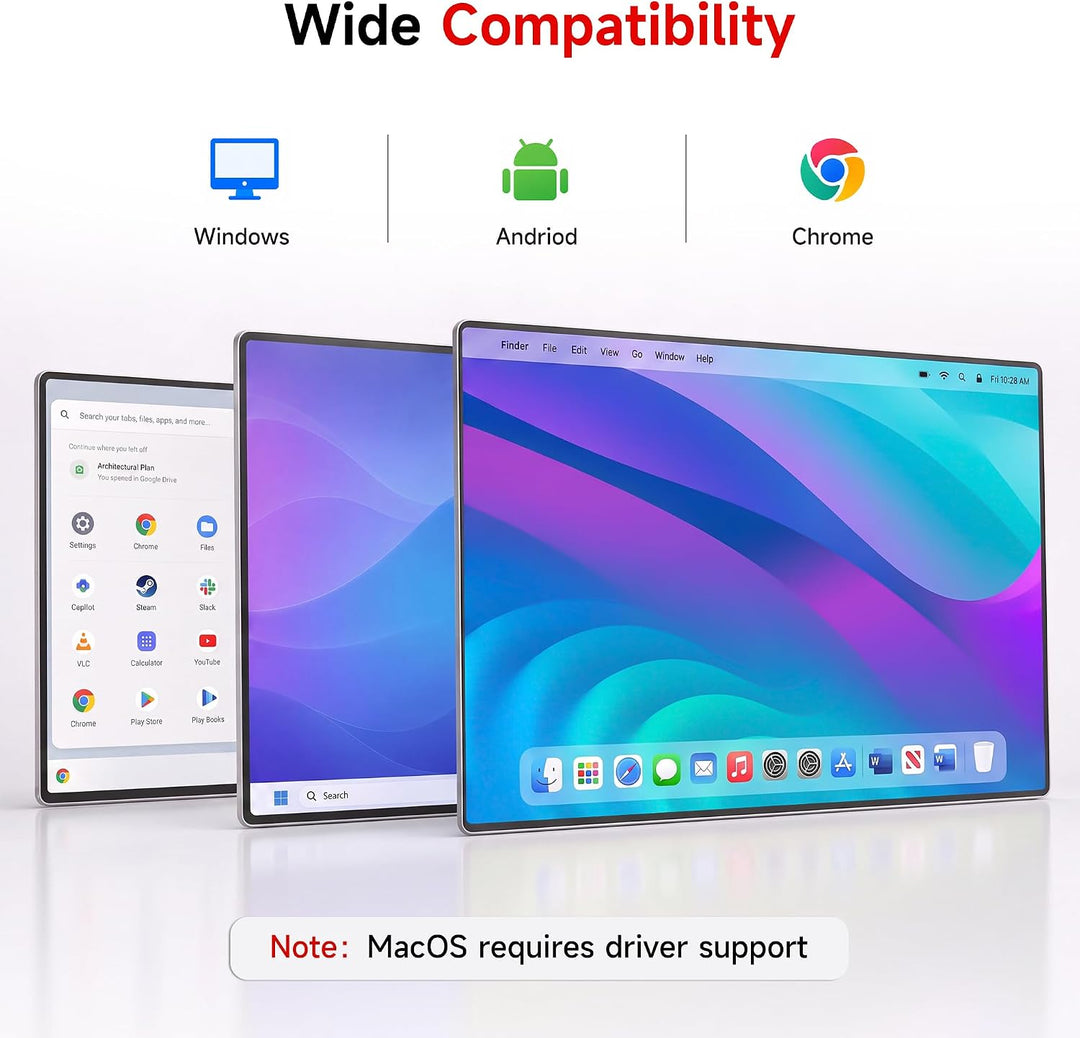 AOC Extensor de pantalla para laptop de 14 pulgadas, monitor portát...