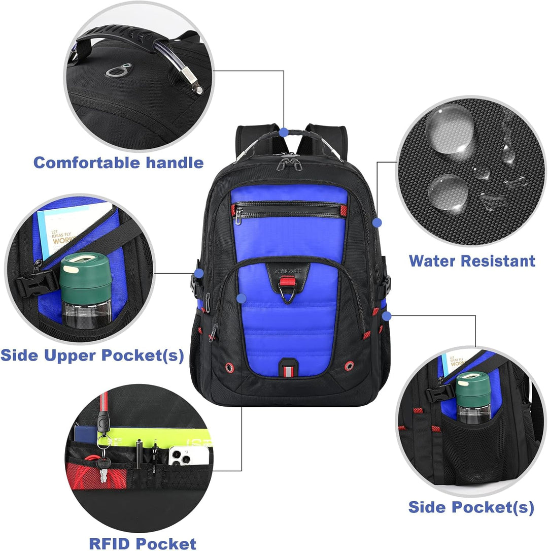 Z-MGKISS Mochila extra grande, bolsa de viaje para laptop para homb...