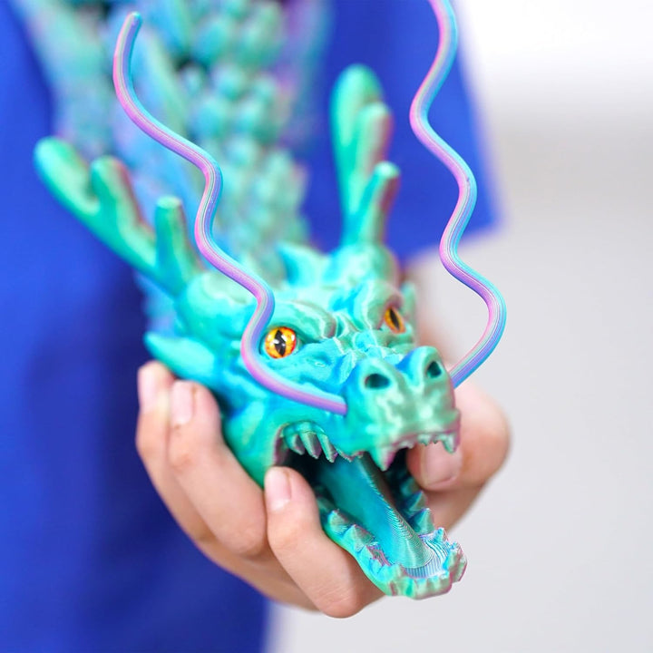 Modelos de dragón impresos en 3D súper grandes de 47.3 pulgadas, fi...