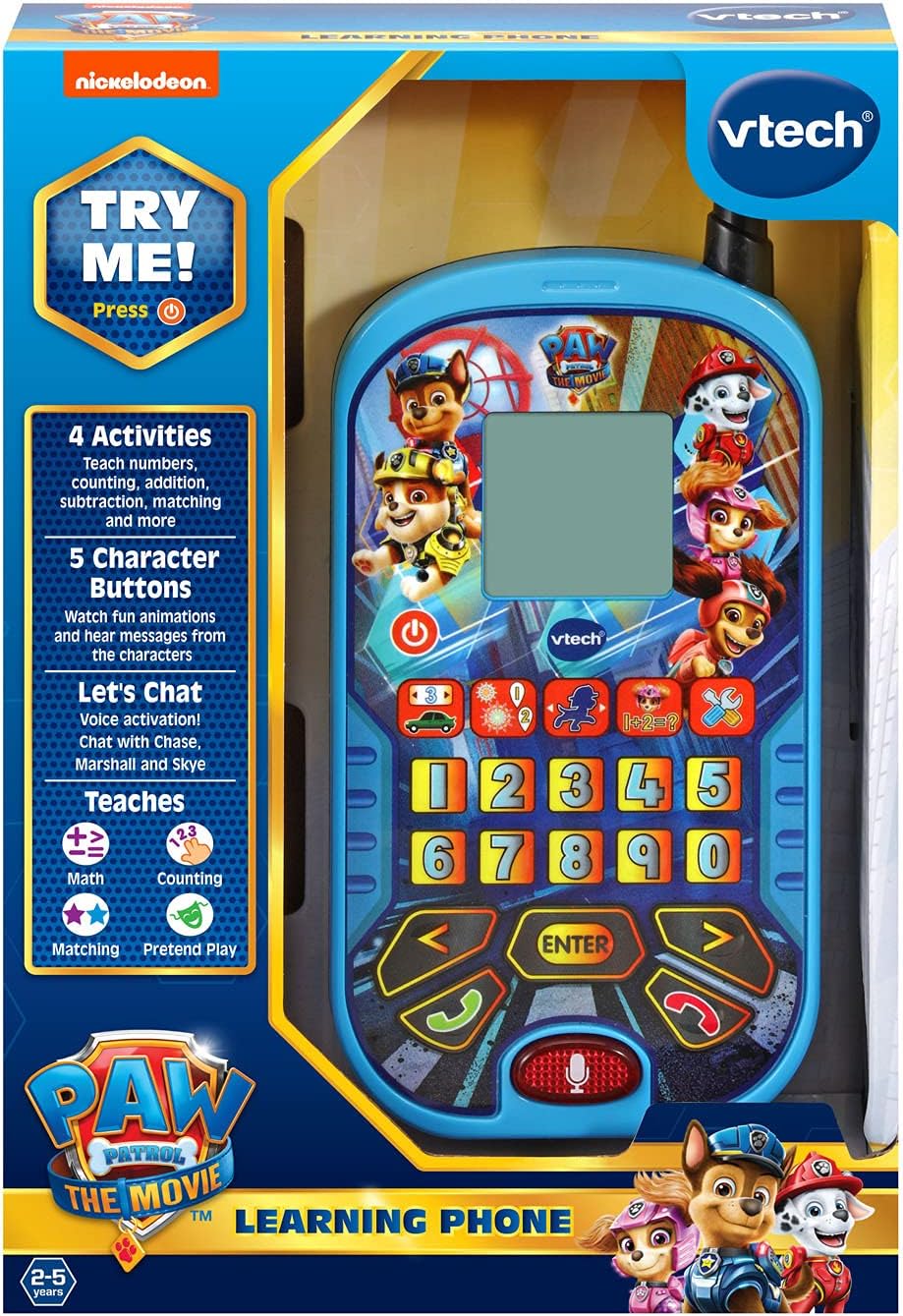 VTech Patrulla Canina - La Película: Teléfono de Aprendizaje, Azul