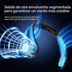 JISULIFE Ventilador de cuello portátil actualizado: collarín manos...