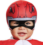 Disguise Red Ranger - Disfraz infantil infantil musculoso, rojo, (12-18 meses)
