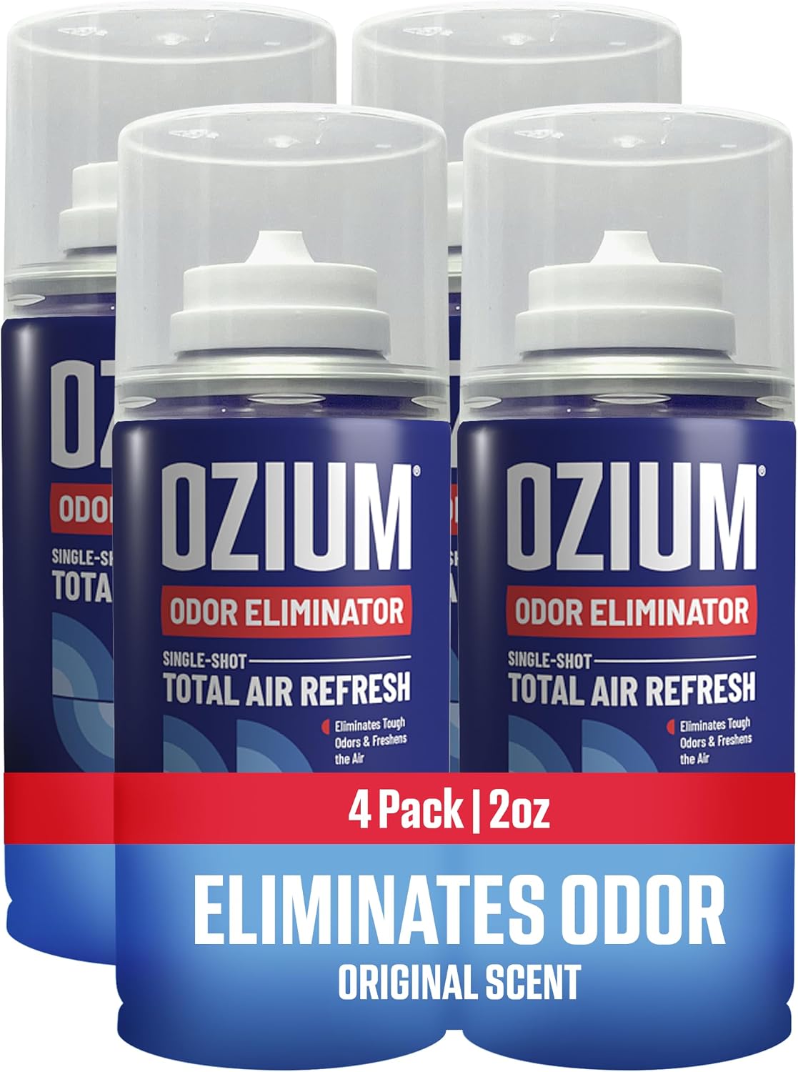 Ozium Nebulizador de coche, 2 onzas eliminador de olores de un solo tiro