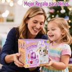 TUZT - Juguete de gato robot para niños y niñas de 3, 4, 5, 6 años, juguete interactivo de peluche con caminar y maullar, juguetes de simulación para niñas, para niñas de 3, 4, 5, 6, 7, 8 años