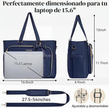 PASMAN Bolsa de mano para profesores para mujer, bolsa estructurada...