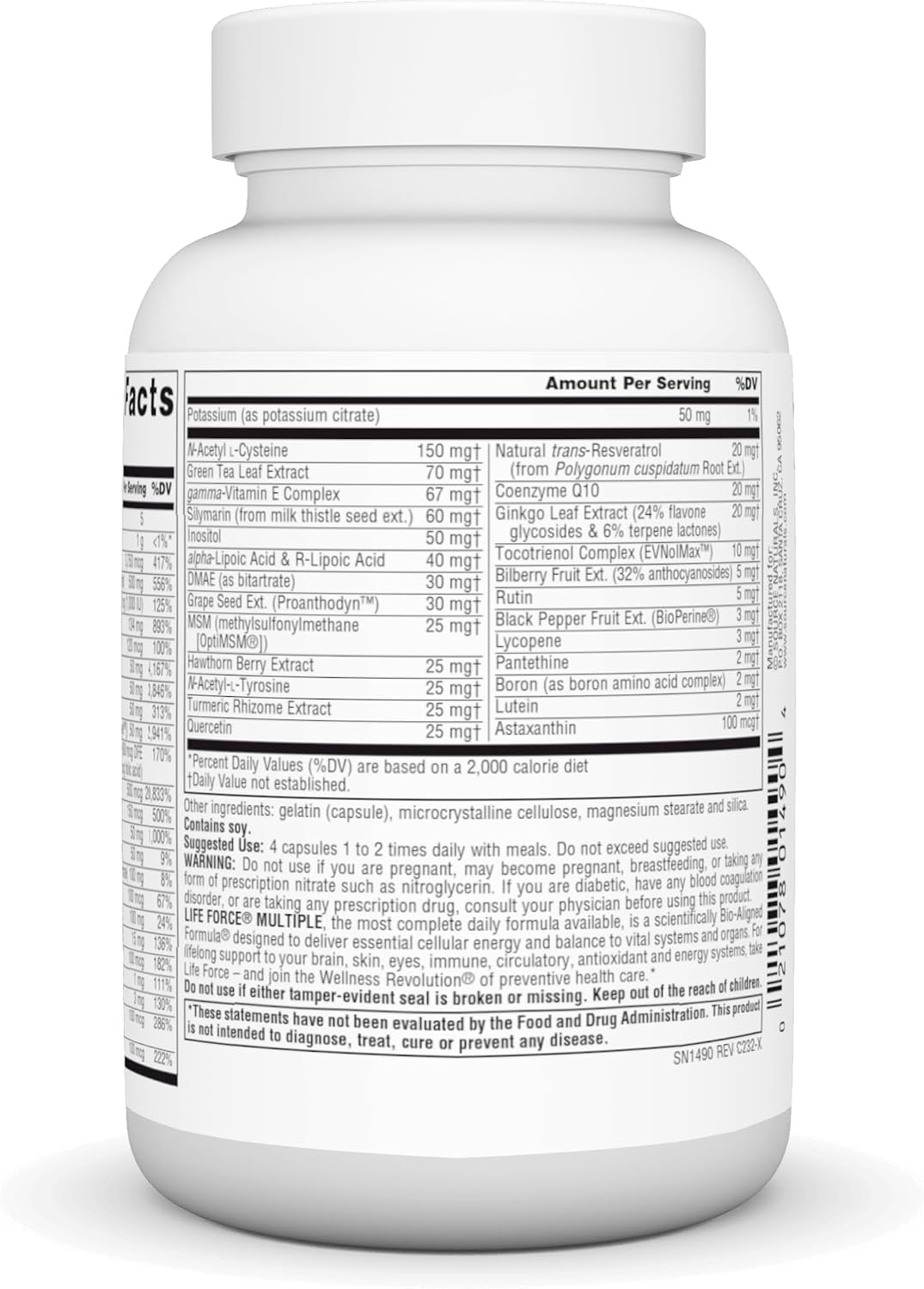 Source Naturals Life Force Múltiples Multivitamínicos diarios sin h...