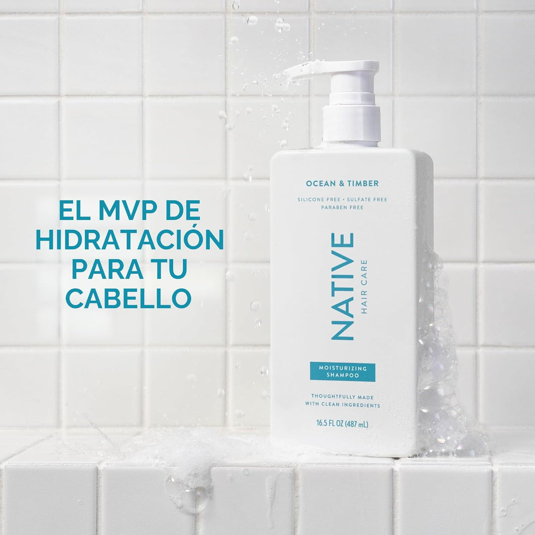 Native Ocean &amp; Timber Champú y acondicionador contiene ingredie...
