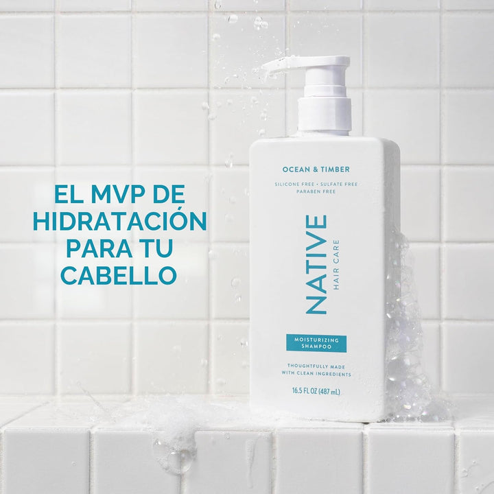 Native Ocean &amp; Timber Champú y acondicionador contiene ingredie...