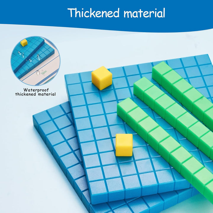 stochastic box Base Ten Blocks Plastic 143 piezas