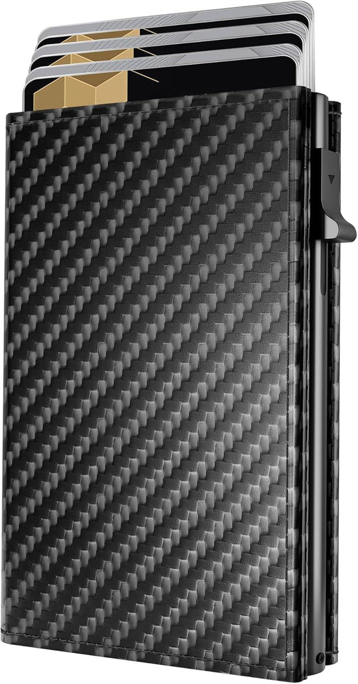 QLD Cartera RFID para hombre \u2013 Tarjetero inteligente desplegab...