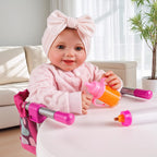 BABESIDE Silla alta de muñeca de bebé para muñecas