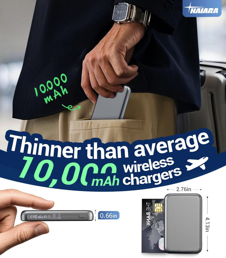 Cargador portátil para banco de energía Magsafe - Cargador magnétic...