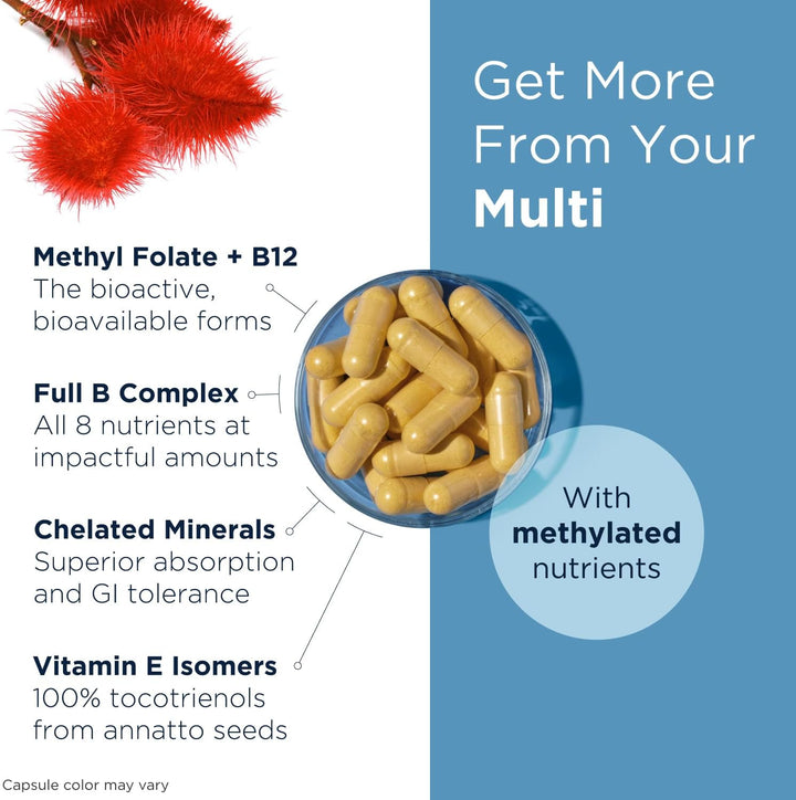 Designs for Health Multivitamina metilada para mujeres y hombres -...