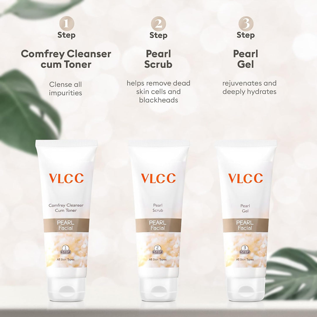 VLCC Kit facial Pearl con 7 productos para el cuidado de la piel, l...